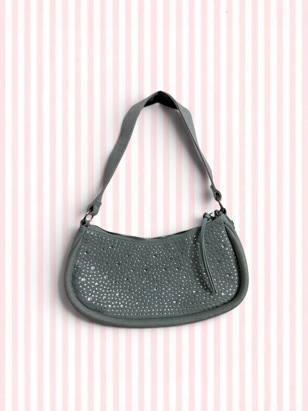 Vintage Y2K Rhinestone Shoulder Bag